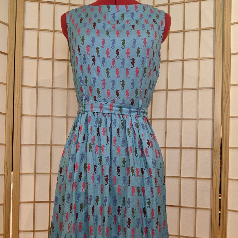 Circus Blue Seahorse Dress